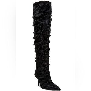 Madden Girl
Sasha Fishnet Slouch Over-The-Knee Boots